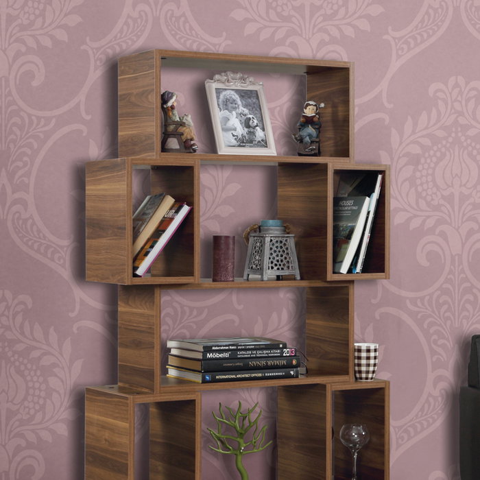 Hanah Home Estantería Box - Walnut